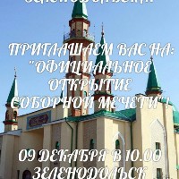 Муфтий откроет в Зеленодольске Соборную мечеть